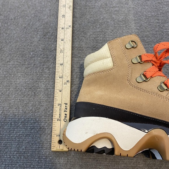 Sorel Kinetic Impact Boots Womens 6.5 Brown Waterproof Ankle Wedge NL5040-253 - Picture 6 of 9